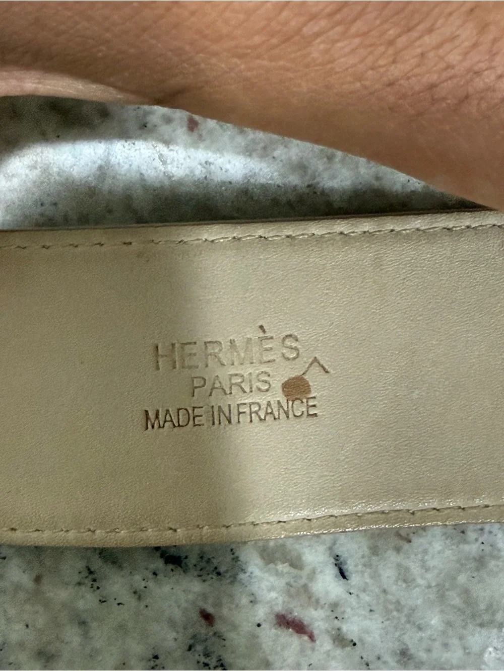 EGA HERMES Kelly Dog Swift Leather Bracelet